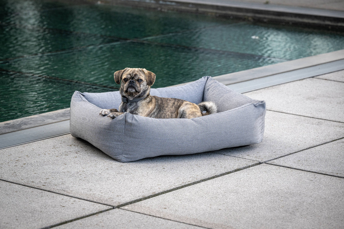 LABONI OUTDOOR ORTHO Hundebett - SMOOTH BLACK SILK