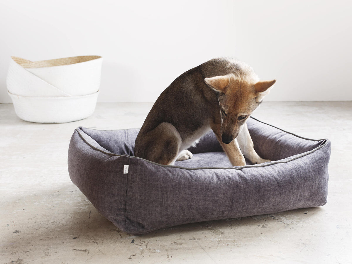 LABONI ORTHO Hundebett  - GLAM GRAPHITE