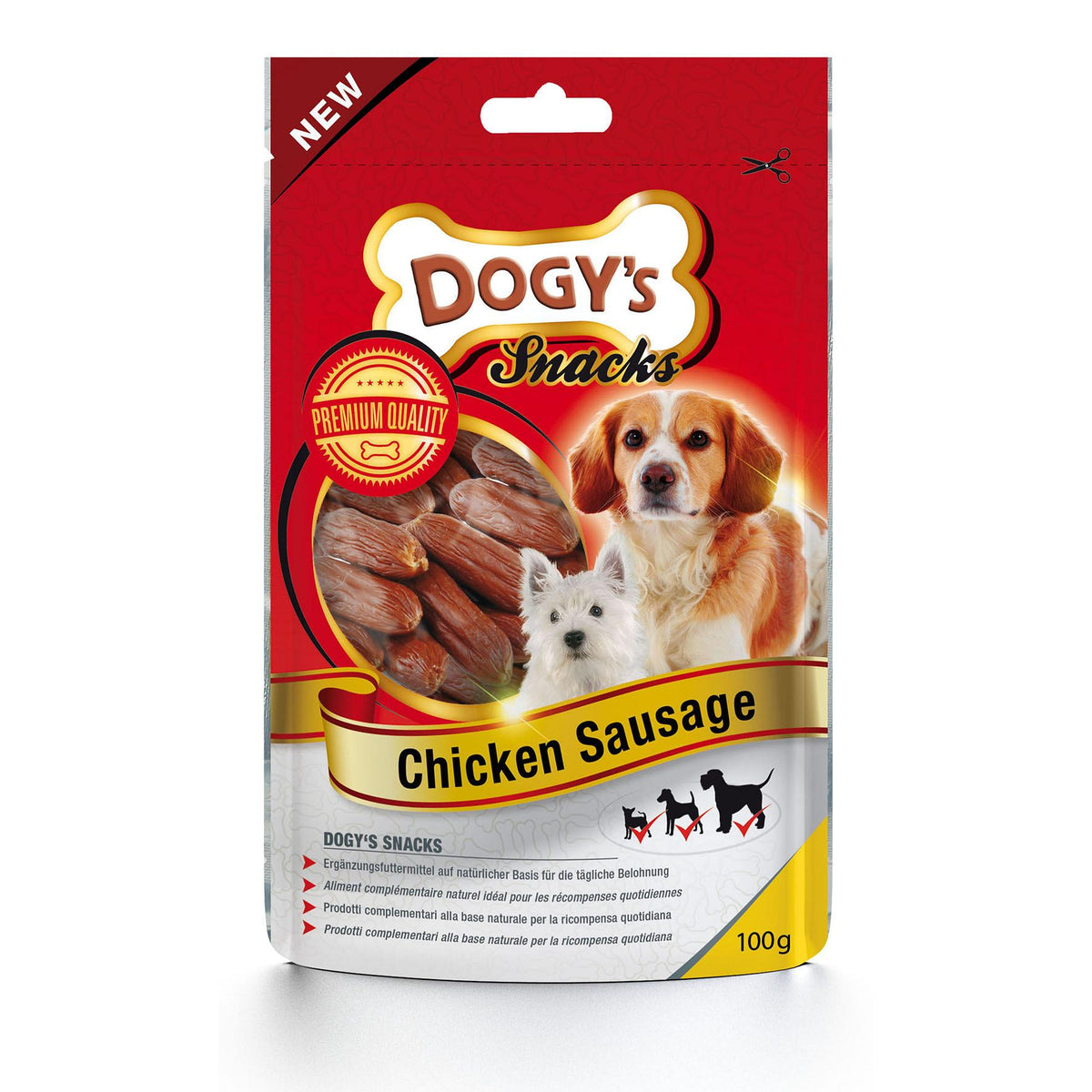 Soft Chicken Sausage Hundesnack