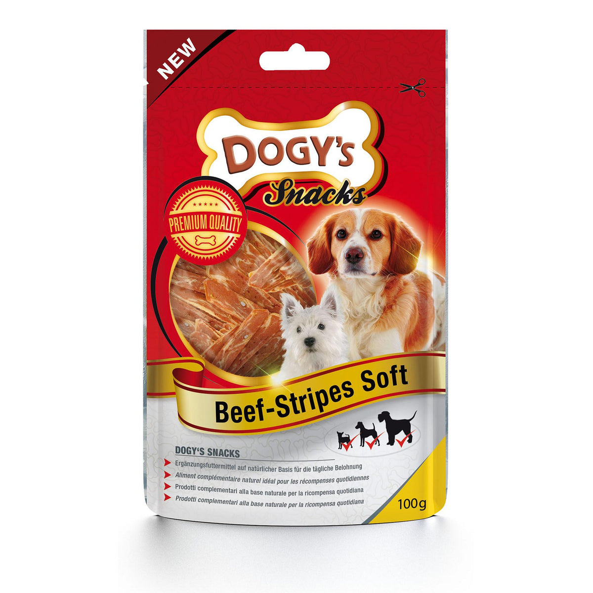 Beef-Stripes Soft Hundesnack
