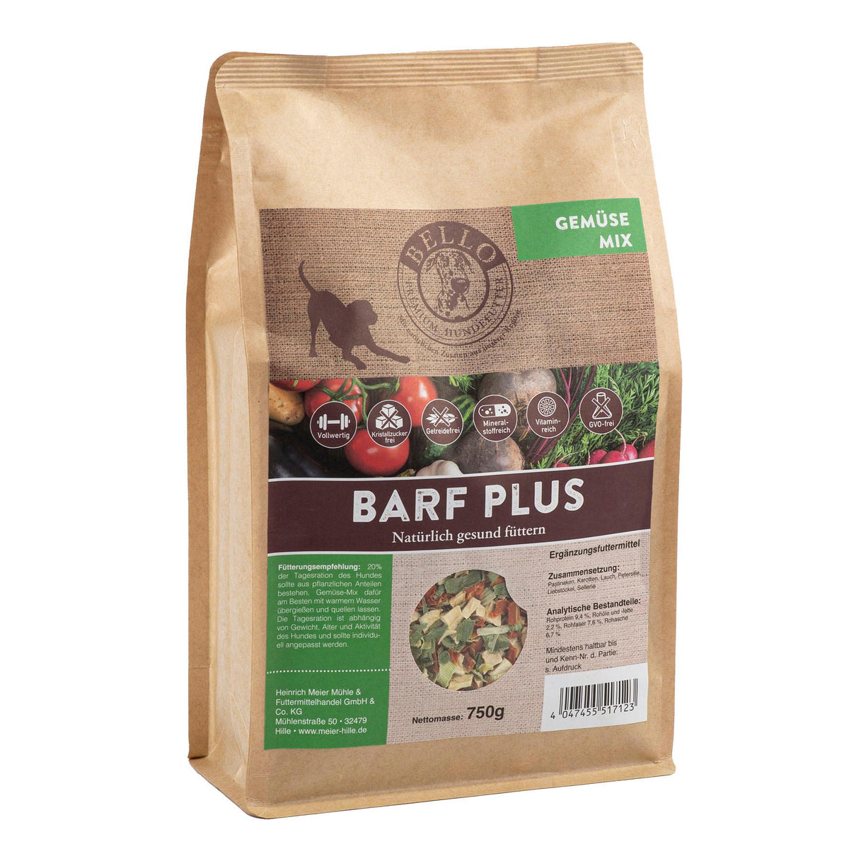 Barf Gemüse Mix, 750g