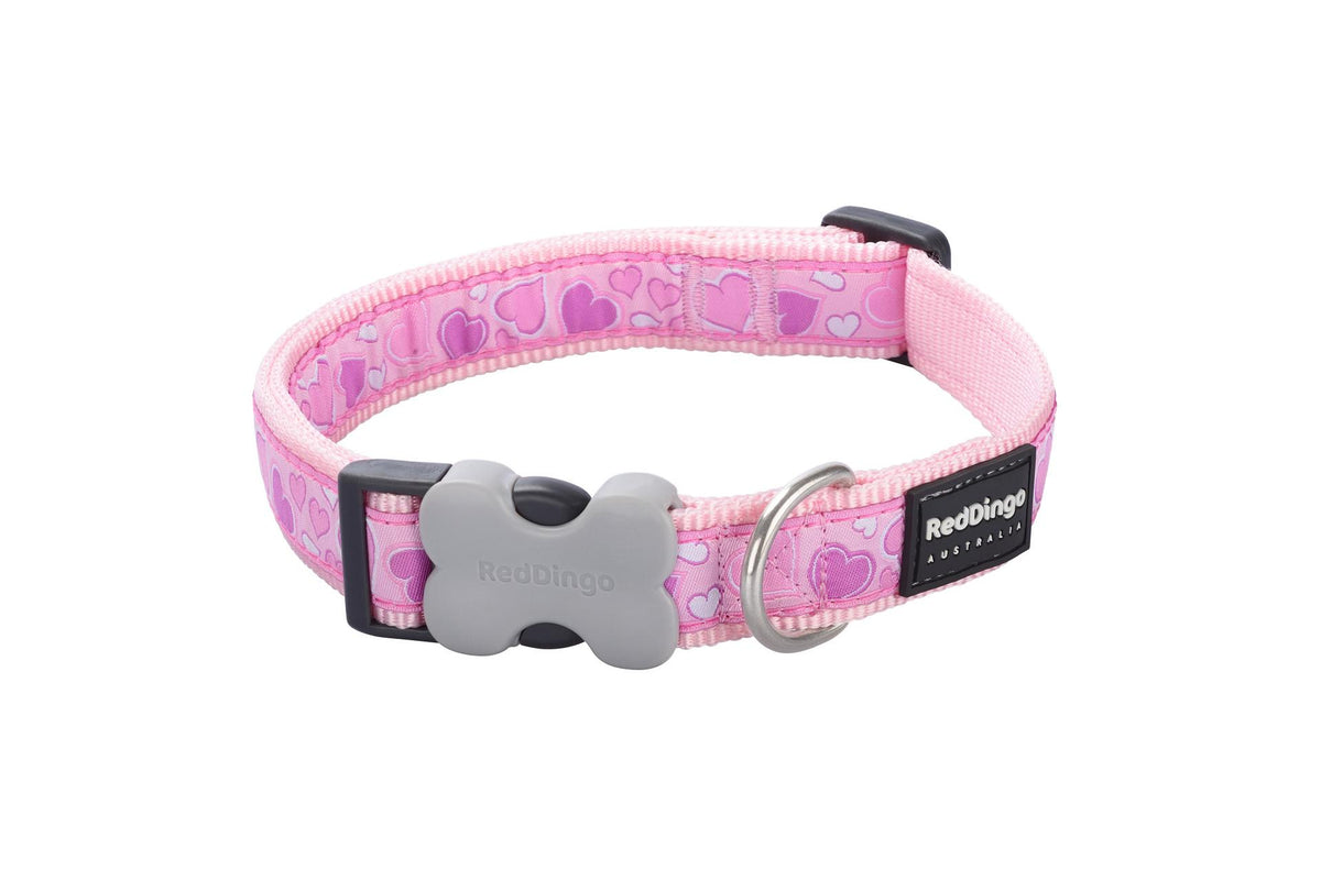 Hundehalsband Design Pink XS