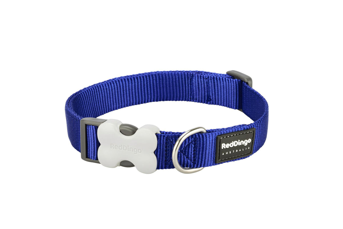 Hundehalsband Plain Dunkelblau XS