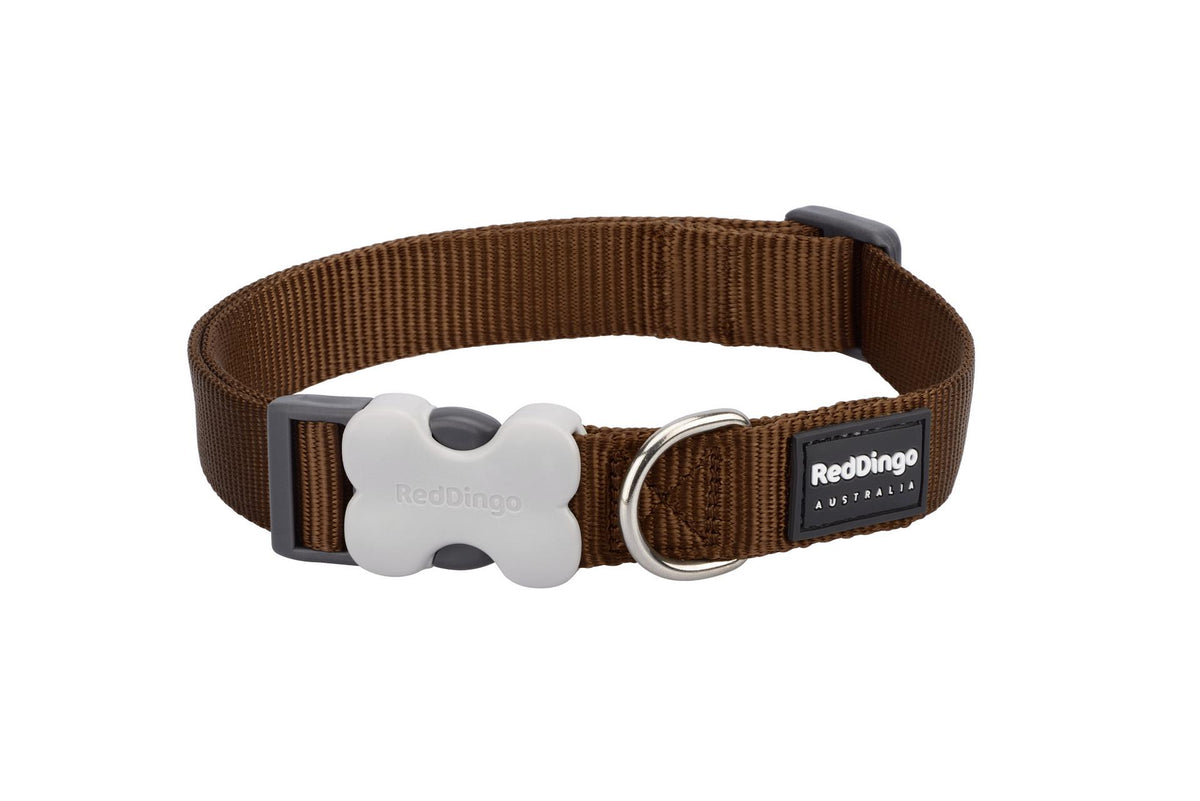 Hundehalsband Plain Braun M