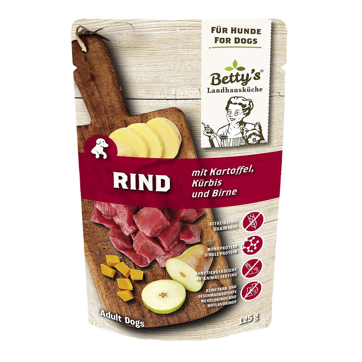 Frischebeutel Rind mit Kartoffel, 125g