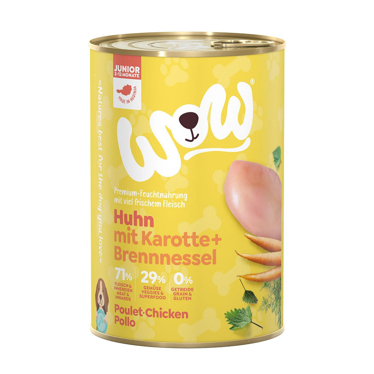 Junior Huhn mit Karotten 400g