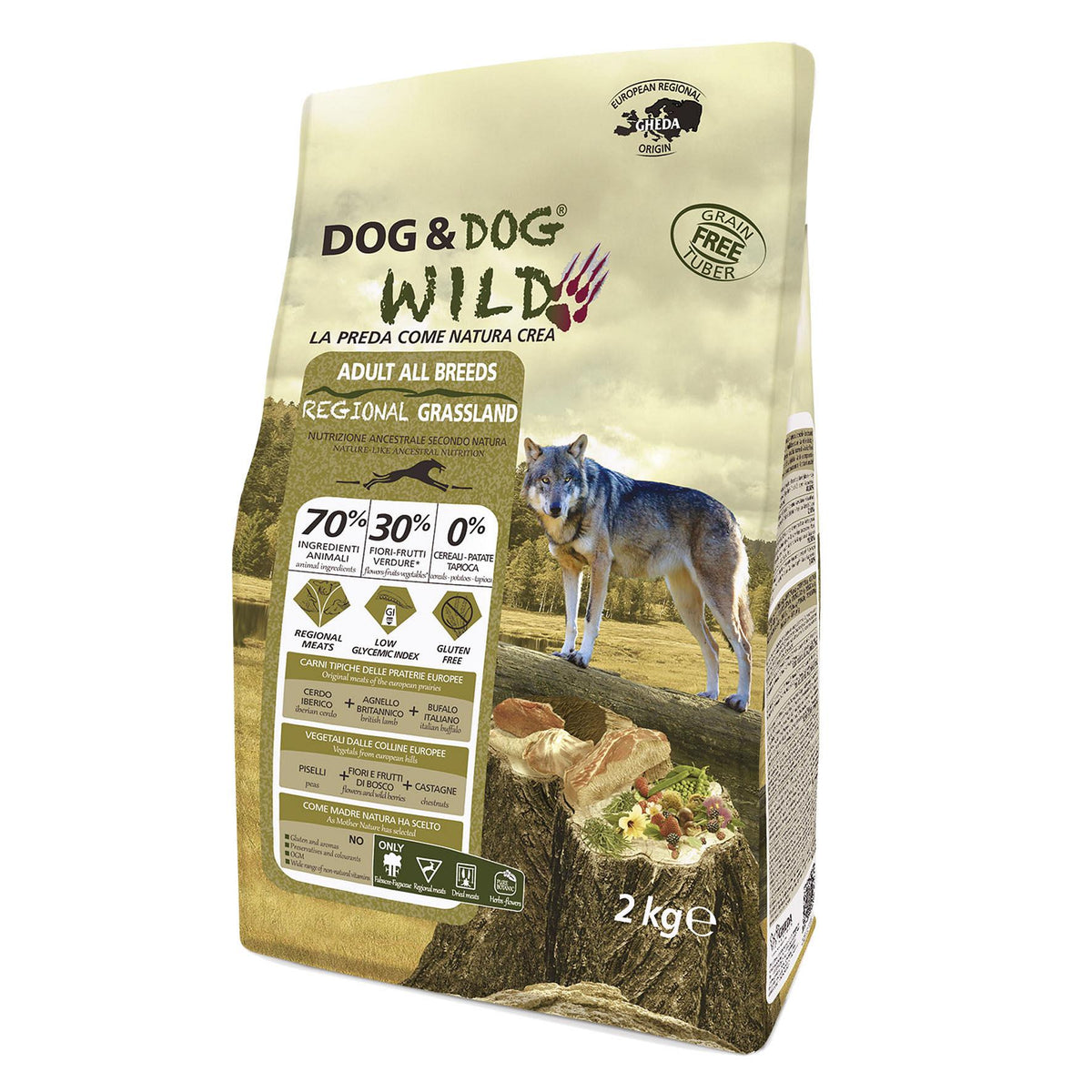 Regional Grassland, Adult, Lamm, Cerdo &amp; Bufalo, 2kg
