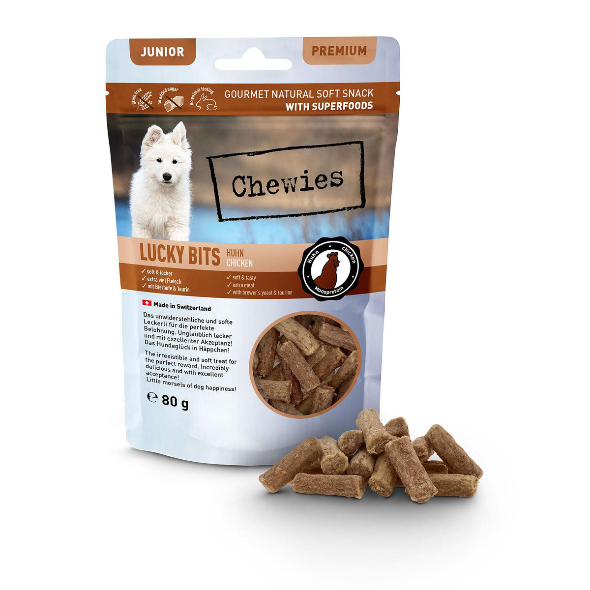 Lucky Bits Huhn Junior 80g