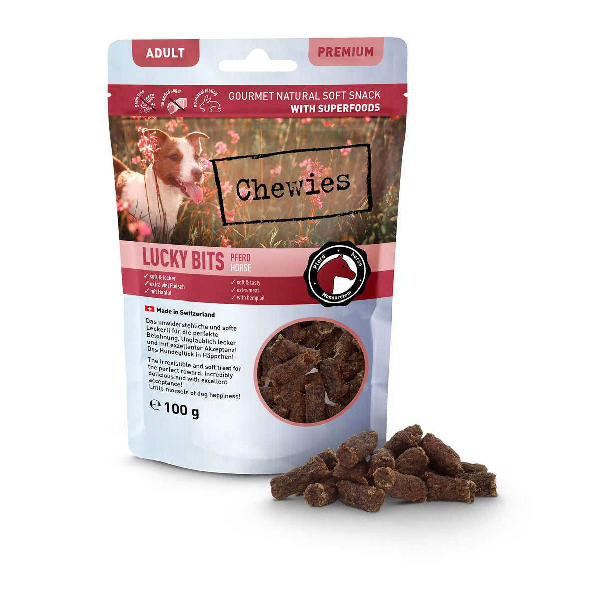 Lucky Bits Pferd Adult 100g