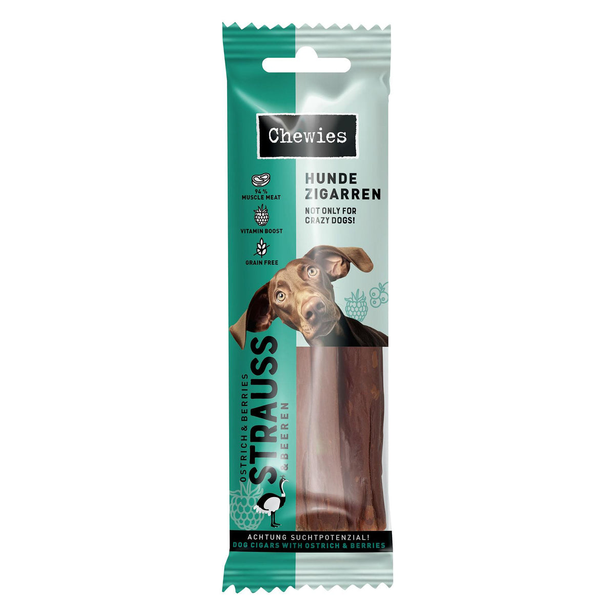 Hundezigarre Strauss &amp; Beeren 75g