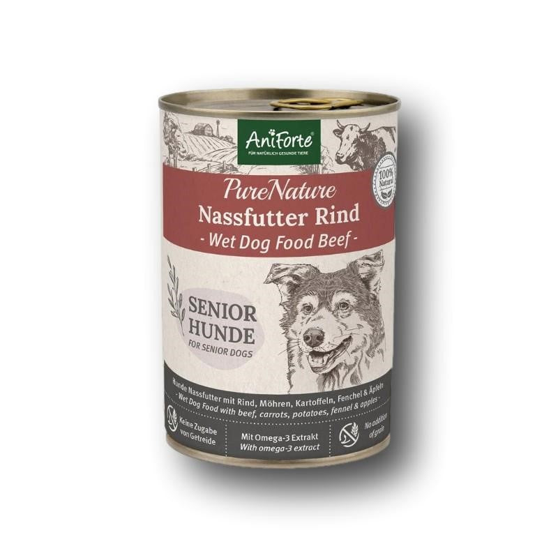 AniForte PureNature Senior Nassfutter Rind