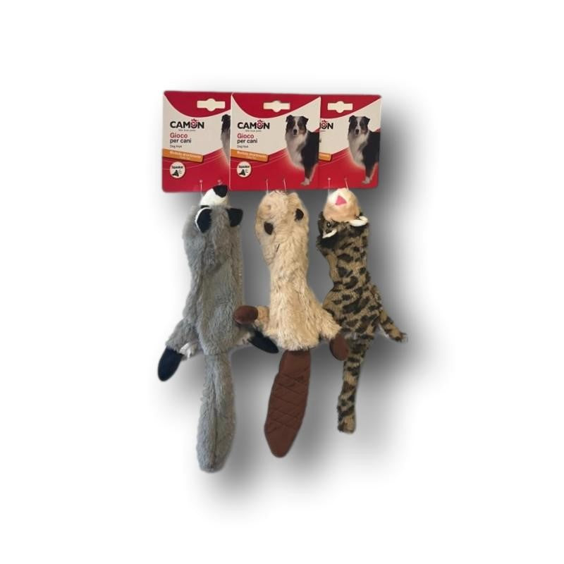 CAMON Plüschtiger, Eichhörnchen und Stinktier