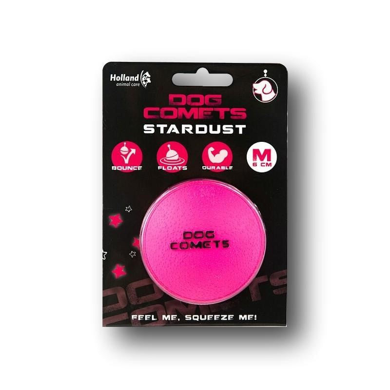 Dog Comets Stardust Ball Pink