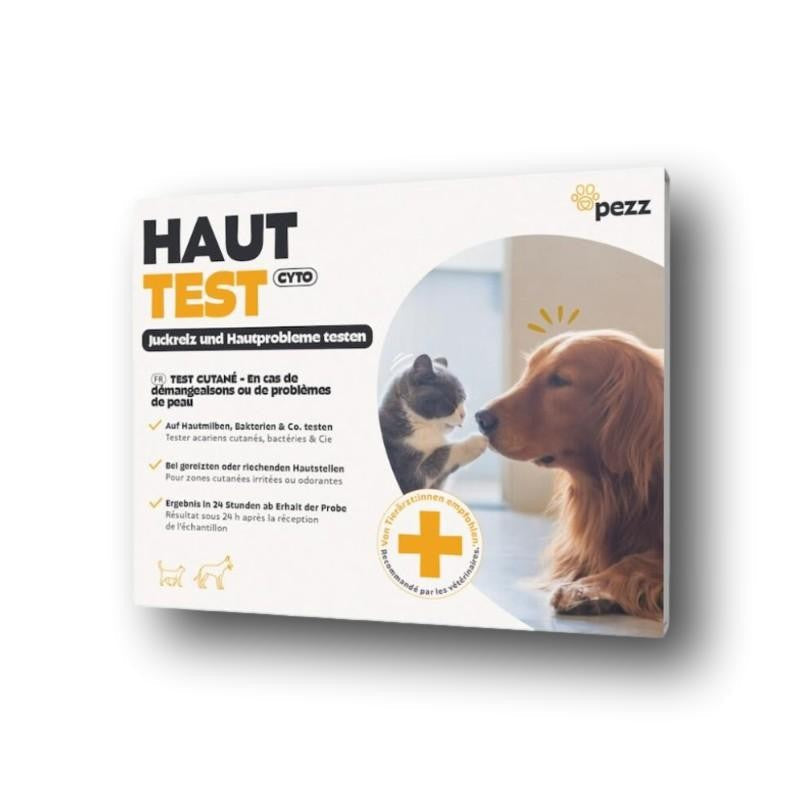 Pezz Haut und Juckreiztest Test