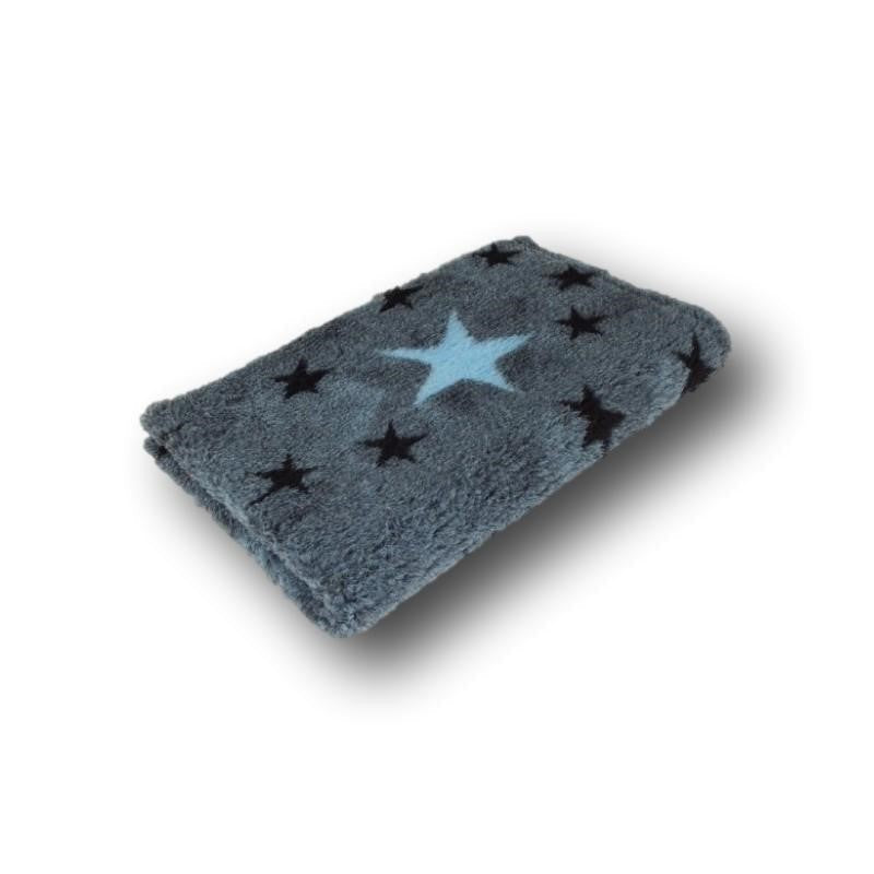 Vet Beddings Premium Hundedecke mit blauen Sternen