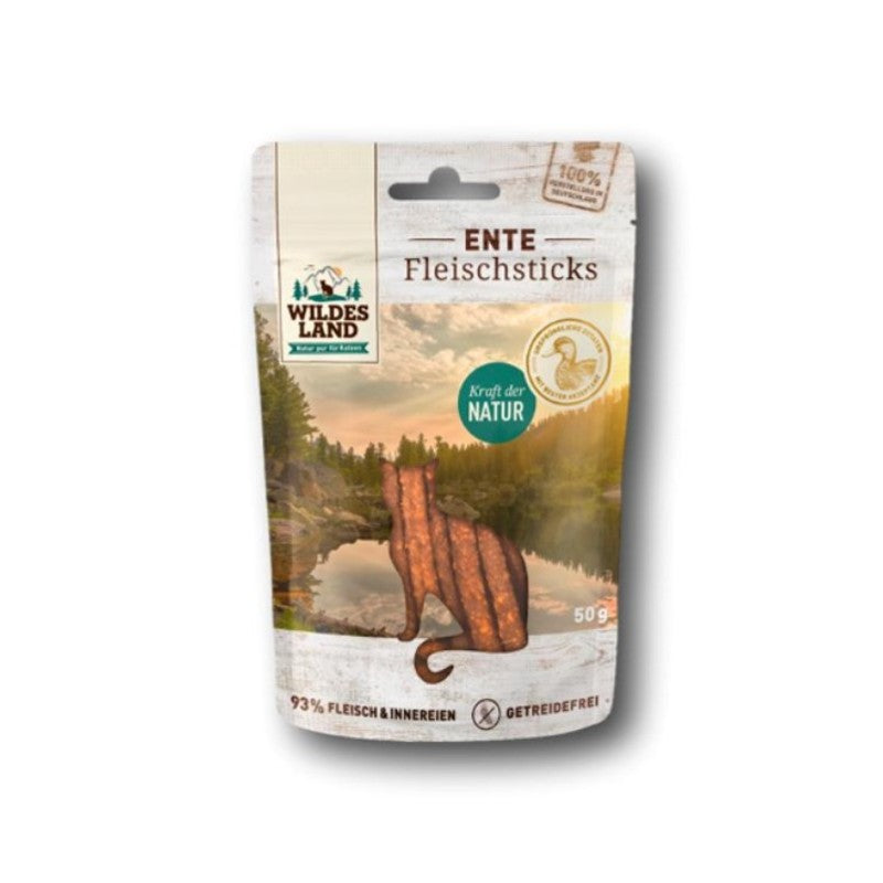 Wildes Land Fleischsticks Ente Pur