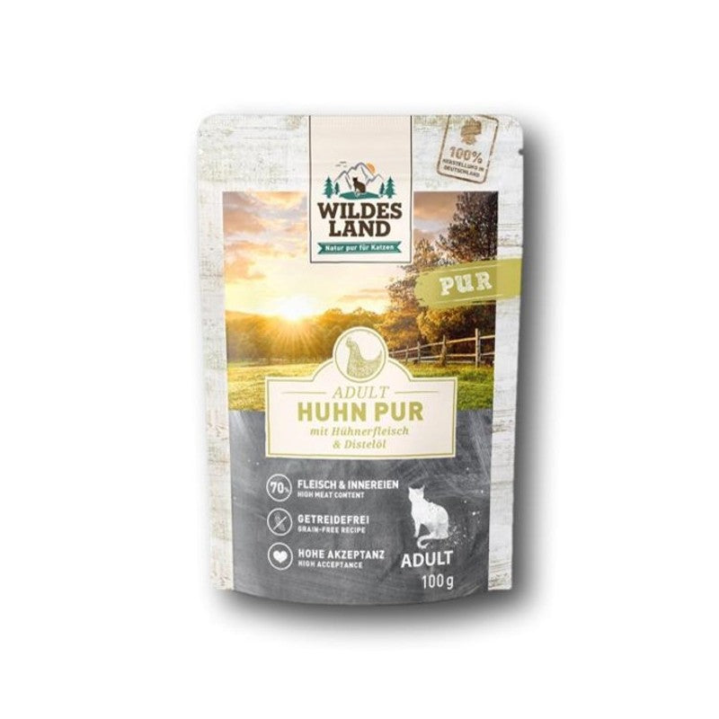 Wildes Land Huhn Pur