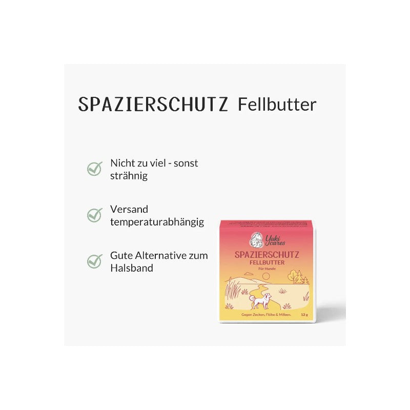 YukiCares Fellbutter - Spazierschutz